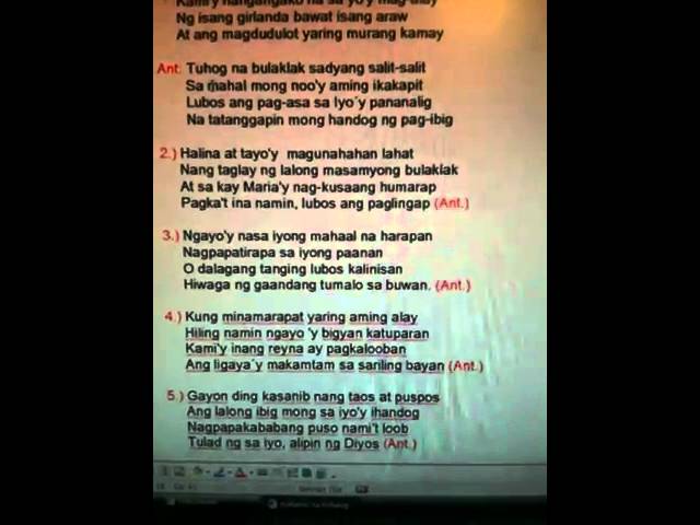 Awit Ng Anak Lyrics - energycanada